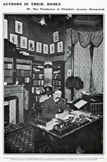 Décor Gallery: Sir Max Pemberton (1863 - 1950), popular British novelist
