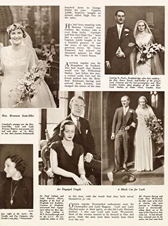 Drogheda Gallery: Sir Paul Latham and Lady Patricia Moore engaged 1933