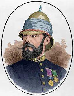 Honor Prints: Sir Pierre Louis Napoleon Cavagnari (1841-1879). Engraving