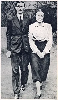 Sir Richard Acland and his wife Ann. The MP Sir Richard Acland handed over to