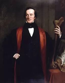 1804 1892 Collection: Sir Richard Owen (1804-1892) painted in 1844