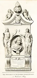 Courtier Prints: Sir Robert Ayton, Scottish poet and courtier, 1570-1638