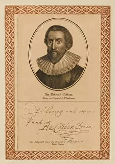 Auto Graph Collection: Sir Robert Cotton