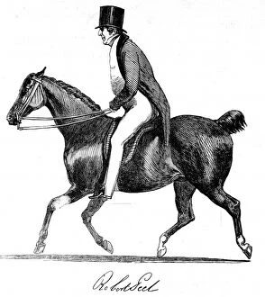 Sir Robert Peel on horseback, c.1850