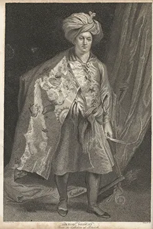 Sir Robert Shirley in Persian costume