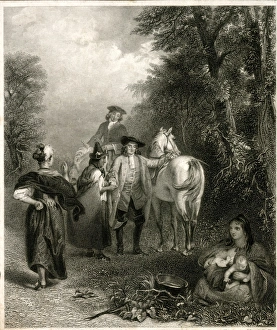 Images Dated 20th March 2017: Sir Roger de Coverley and the Gypsies