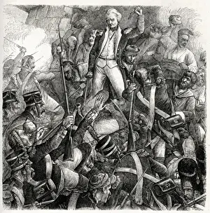1799 Prints: Sir Sidney Smith at the Siege of Acre, Ottoman Empire (now Akko, Israel), May 1799