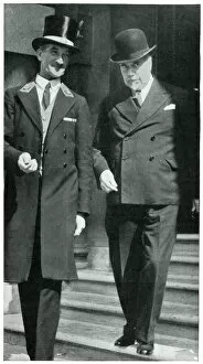 Images Dated 16th July 2019: Sir Thomas Beecham leaving the War Office 1939