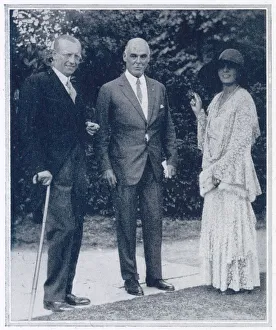 Colonel Collection: Sir Trevor Dawson, vice-president of Vickers, seen with Colonel