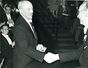 Farren Prints: Sir William Farren, left, Royal Aeronatical Society Pres?