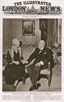 Celebration Prints: Sir Winston Churchill and Lady Clementine Churchill