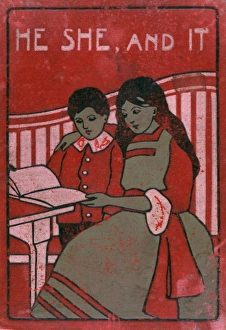 Images Dated 24th August 2012: Sister, Brother, Book