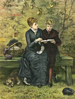 Helps Prints: Sister Helps Brother 19C
