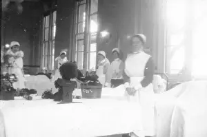 Britain British Nurse Nurses Medicine Prints: Sister Jenny and nurses, Talbot Ward, Swansea hospital