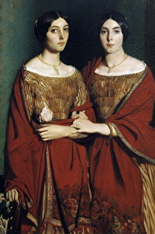 The Two Sister, by Theodore Chasseriau (1819-1856), 1843. Lo The Two Sister, by Theodore Chasseriau (1819-1856), 1843. Lo