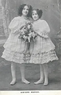 MonoMania Images Gallery: Sisters Marion music hall vocalists