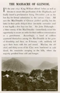 Massacre Prints: Site of the Glencoe Massacre
