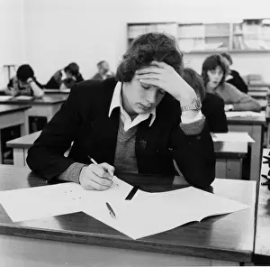 Stroud Prints: Sitting an Exam 1975