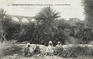 Algerians Gallery: Sitting outside the Meskoutine Mineral Baths