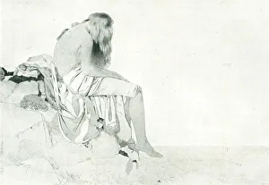 Montague Prints: Sitting On The Rocks