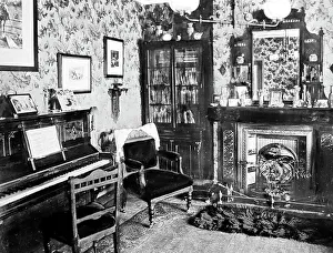 Parlour Prints: Sitting room in a Parlour, Port Sunlight Village