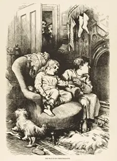 Sitting up for Santa