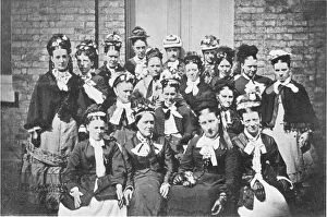 Nursing Collection: Sixteen ladies outdoors