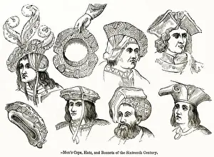 Sixteenth century men hats