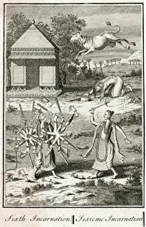 Incarnation Prints: Sixth avatar of the Hindu god Vishnu