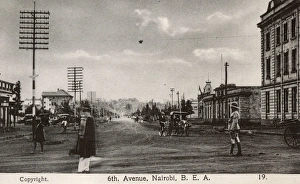 Rickshaw Collection: Sixth Avenue, Nairobi, Kenya, East Africa