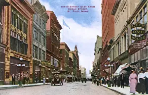 Garling Prints: Sixth Street East, St Paul, Minnesota, USA