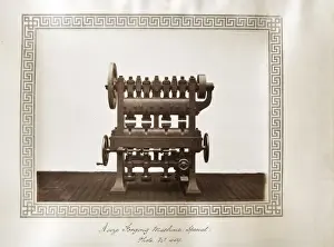 Forging Prints: A size forging machine (special)