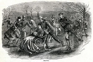 Victorians Collection: Skating 1865
