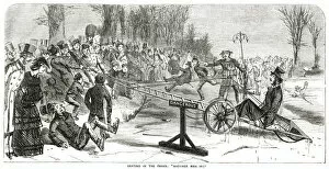 Skating in the Parks - Another Man in! 1857