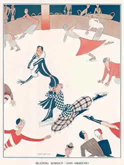 Joyce Prints: Skating Subject- And Objects! By Joyce Dennys