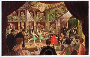 Berlin Collection: A sketch of a cabaret at the Theatre des Westens, Berlin, 19