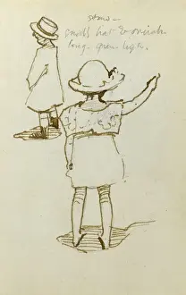 Sketch of two children