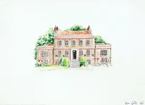 Chatham Prints: Sketch of Command House PH, Chatham, Kent