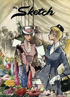 Two Elegant Ladies