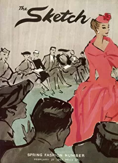 Fashions Gallery: The Sketch front cover, 1957