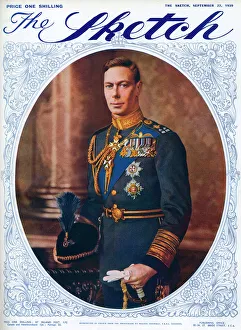 Images Dated 17th June 2016: Sketch cover - King George VI