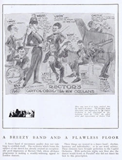 Images Dated 9th May 2016: A sketch of the dance band The Capitol Orchestra