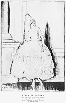 Palladium Prints: A sketch of the dancer Derra De Moroda by G. Peres
