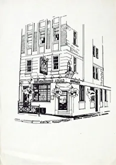 Sketch of Devonshire Arms, Marylebone, London