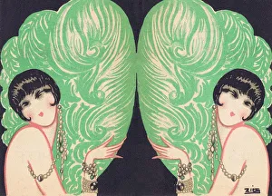 Entertainer Collection: Sketch of the Dolly Sisters, Paris