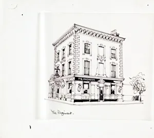 Sketch of Engineer PH, Chalk Farm, London