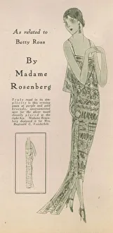 Sophie Prints: A sketch of an evening gown from the New York