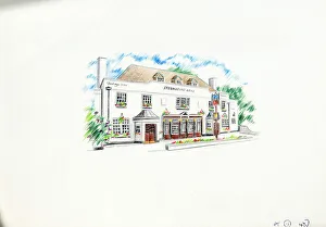 Sketch of Freemasons Arms, Hampstead (New), London