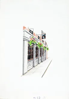 Adelphi Gallery: Sketch of George PH, Adelphi, London