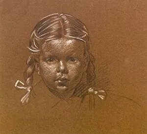 Images Dated 21st December 2011: Sketch of a little girl